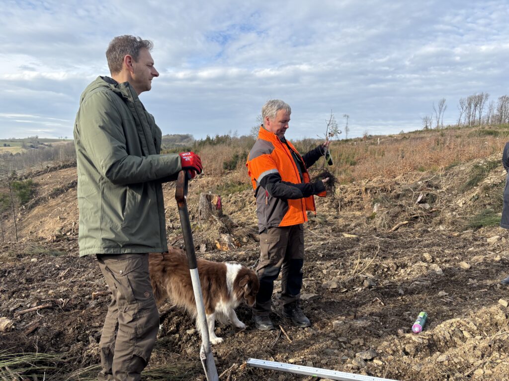 Große Pflanzaktion der Klimainitiative der Druck- und Medienverbände