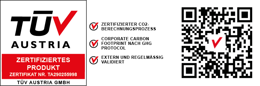 TÜV-Zertifizierung Corporate Carbon Footprints (CCF)